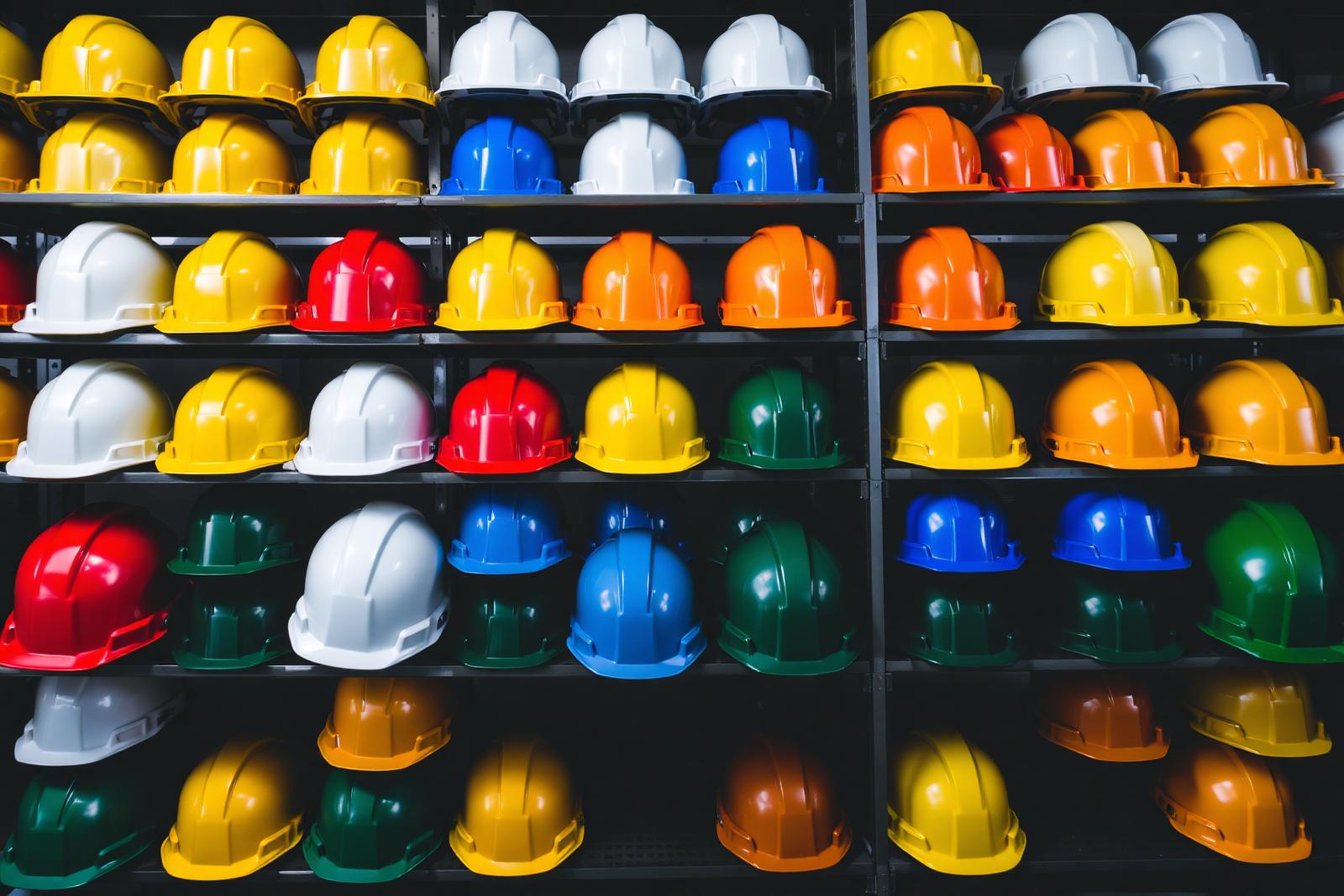 Custom color OEM safety helmets